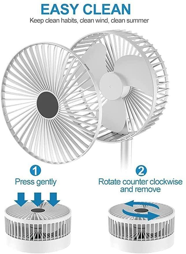 Table Rechargable Fan Cool Small Fan High Speed Desk Table Fan - Swify™️ Swify™️ Portable Fan Zaavio®