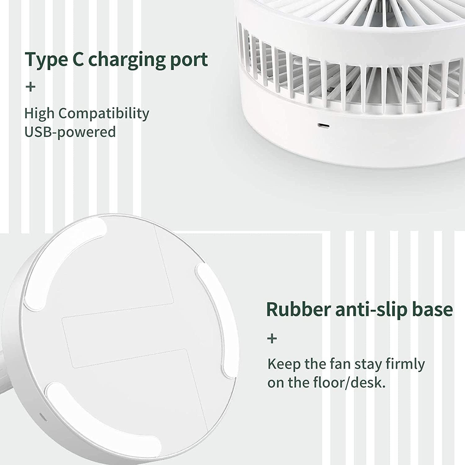 Table Rechargable Fan Cool Small Fan High Speed Desk Table Fan - Swify™️ Swify™️ Portable Fan Zaavio®