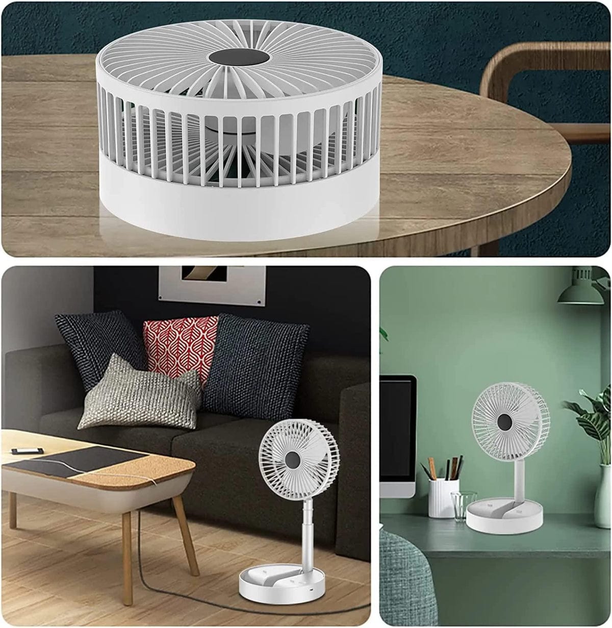 Table Rechargable Fan Cool Small Fan High Speed Desk Table Fan - Swify™️ Swify™️ Portable Fan Zaavio®