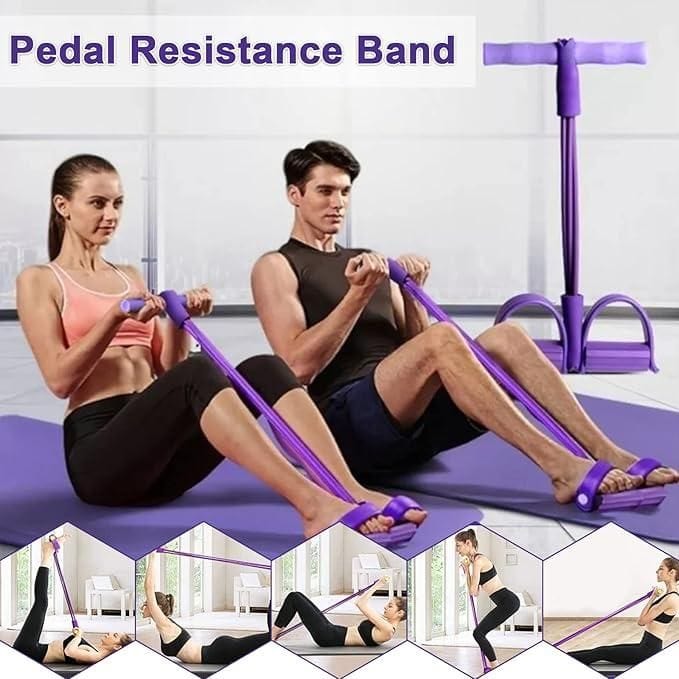 ToneStrap™️ | Resistance Band Exercise Equipment For Home Fitness Bands ToneStrap™️ Multifunctional Pedal Puller Resistance Rope Zaavio®