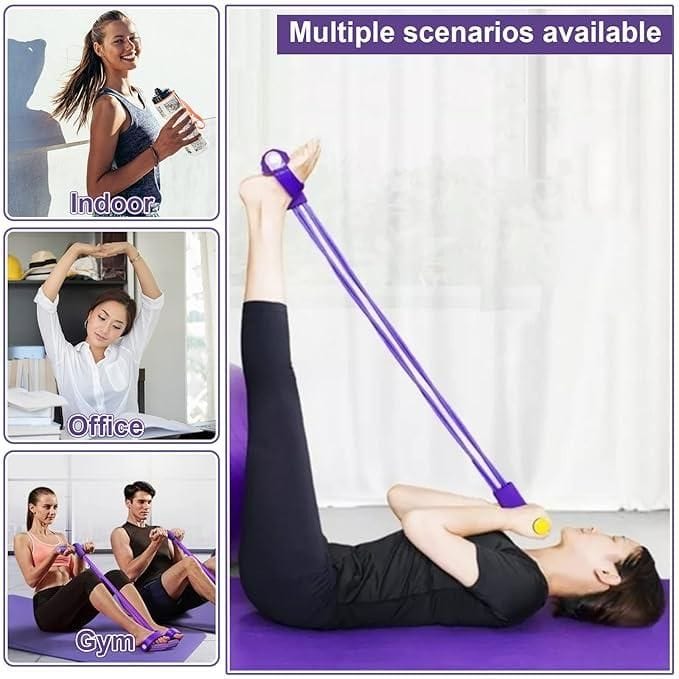 ToneStrap™️ | Resistance Band Exercise Equipment For Home Fitness Bands ToneStrap™️ Multifunctional Pedal Puller Resistance Rope Zaavio®