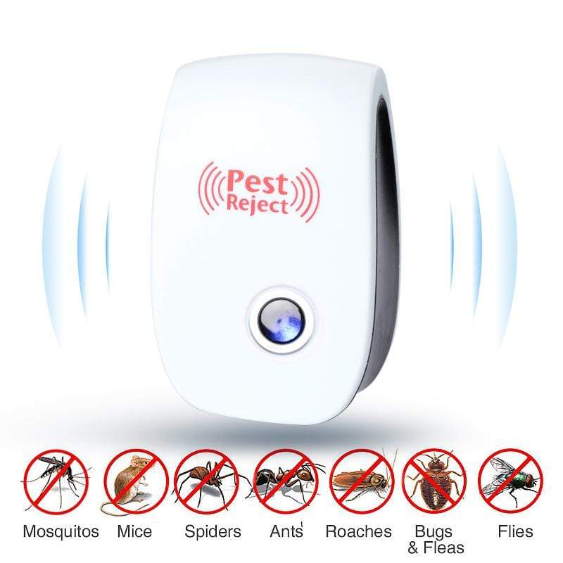 Ultrasonic Pest Repeller Ant Rat Bug Repellent - Pest Reject - Pack of 2 Pest Reject Zaavio®