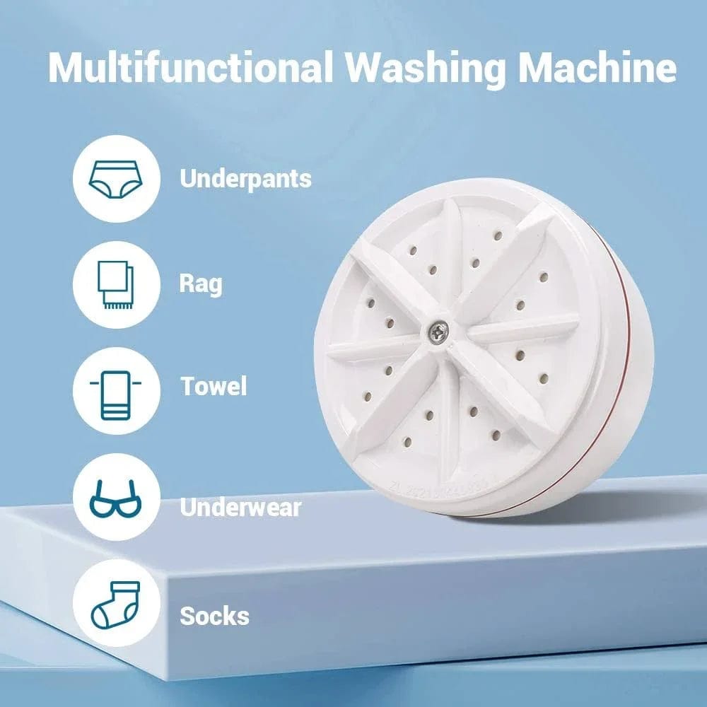 Ultrasonic Portable Mini Washing Machine Best Small Washer - Washily™ Large Size Washily™ Mini Washing Machine Zaavio®