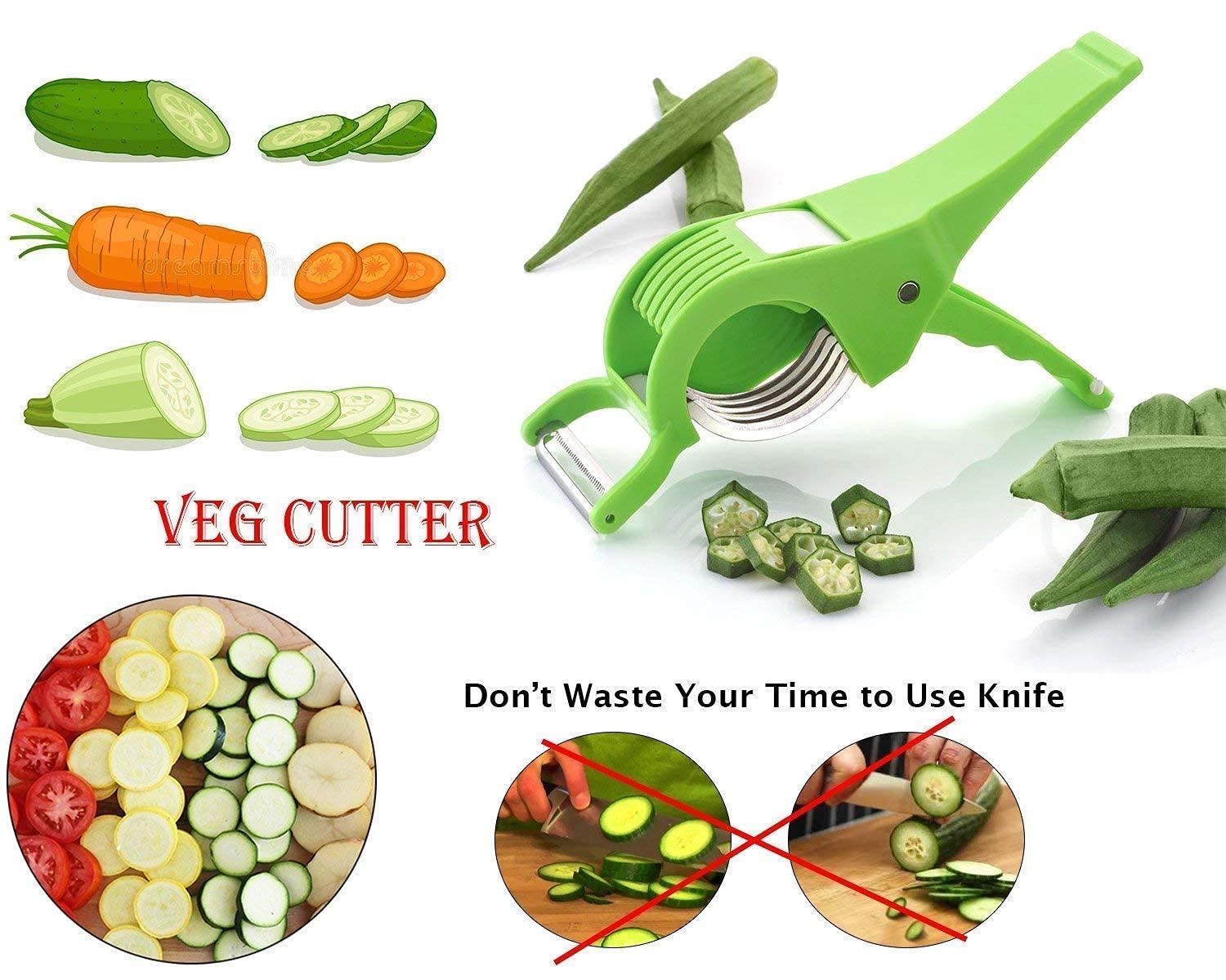 Vegetable Cutter Slicer And Peeler Food Cutter Fruit peeler - SwiftPEEL™️ SwiftPEEL™️ Zaavio®