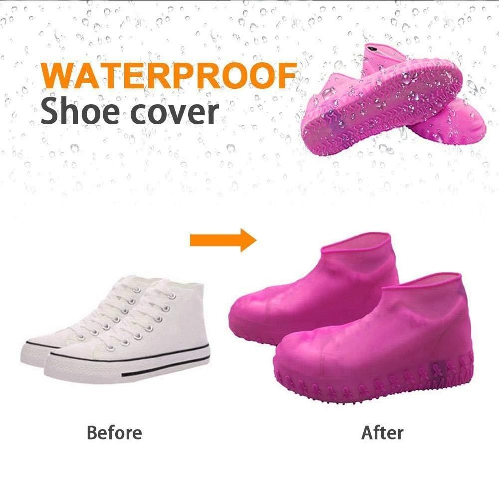 Waterproof Rainproof Shoes Cover Water Resistant Silicone Shoe Covers - Shoeild™️ Shoeild™️ (Pack of 2) Zaavio®