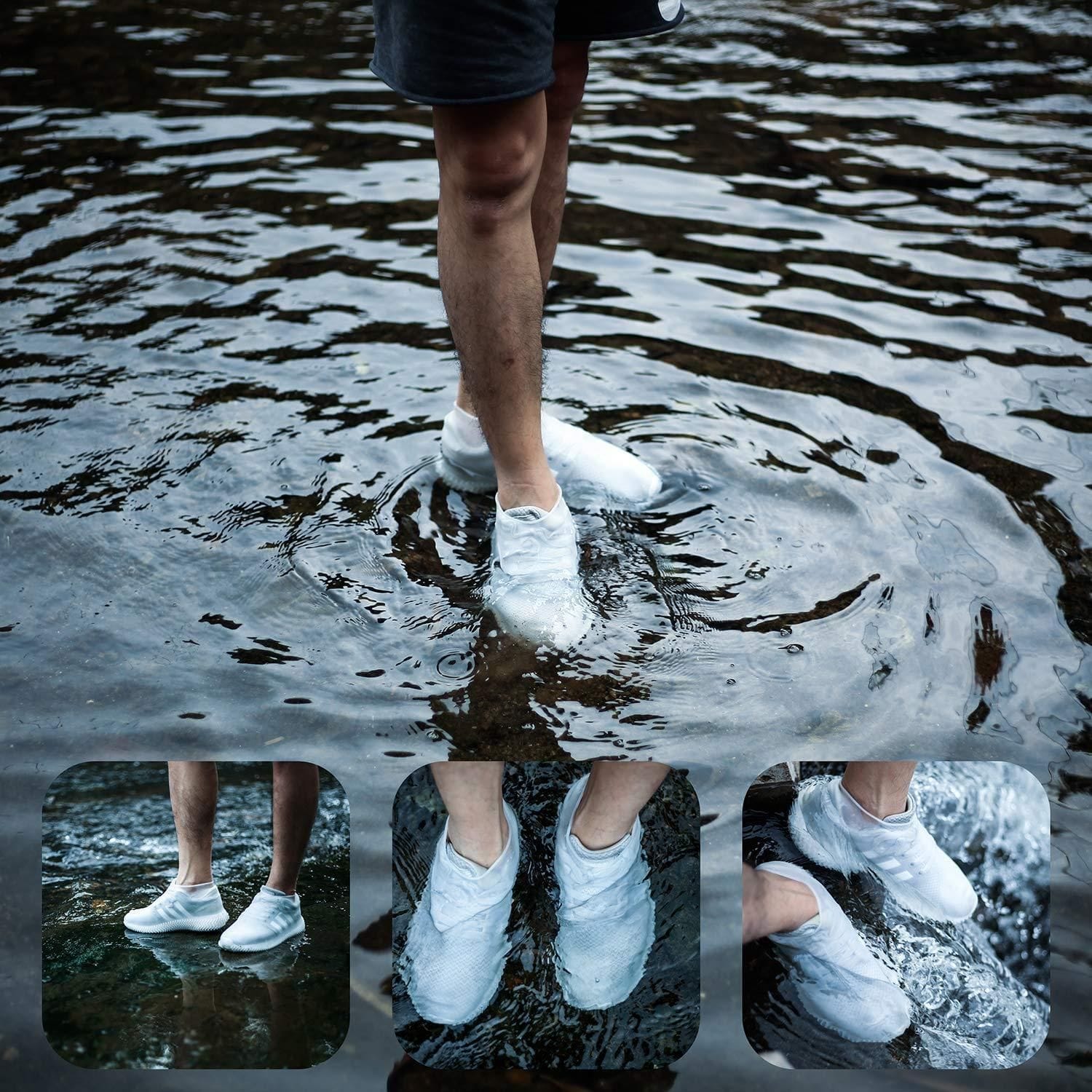 Waterproof Rainproof Shoes Cover Water Resistant Silicone Shoe Covers - Shoeild™️ Shoeild™️ (Pack of 2) Zaavio®