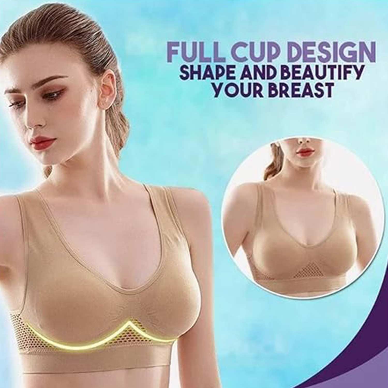 Women's Cotton Solid Non Padded Air Bra (Pack of 3) | Bra For Women Bralettes And Brassiere Full Coverage Padded Bra Pack of 3 Women's Cotton Solid Non Padded Air Bra (Pack of 3) Zaavio®