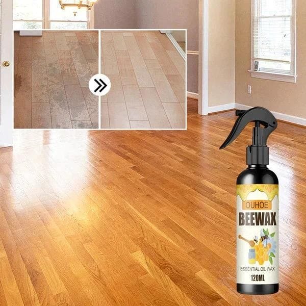 Wood Polish Furniture Spray Wood Floor Wax Cleaner Natural Polish - Furniture Wood polish for Cleaning (Pack of 2) Pack of 2 Beewax Furniture Polish Spray - Buy 1 Get 1 Free Zaavio®