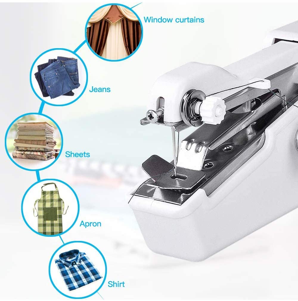 Hand Sewing Machine Portable Electric Handheld Stitch Device - Insta-Stitch™ Insta-Stitch™ Handheld Stitching Machine Zaavio®