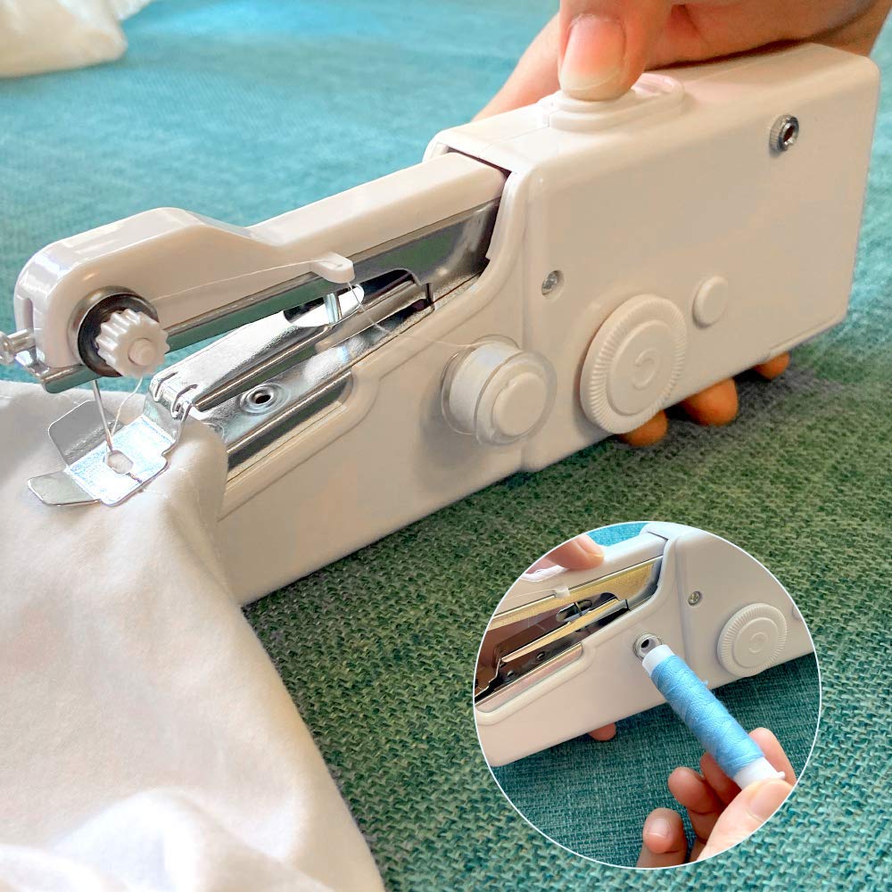 Hand Sewing Machine Portable Electric Handheld Stitch Device - Insta-Stitch™ Insta-Stitch™ Handheld Stitching Machine Zaavio®