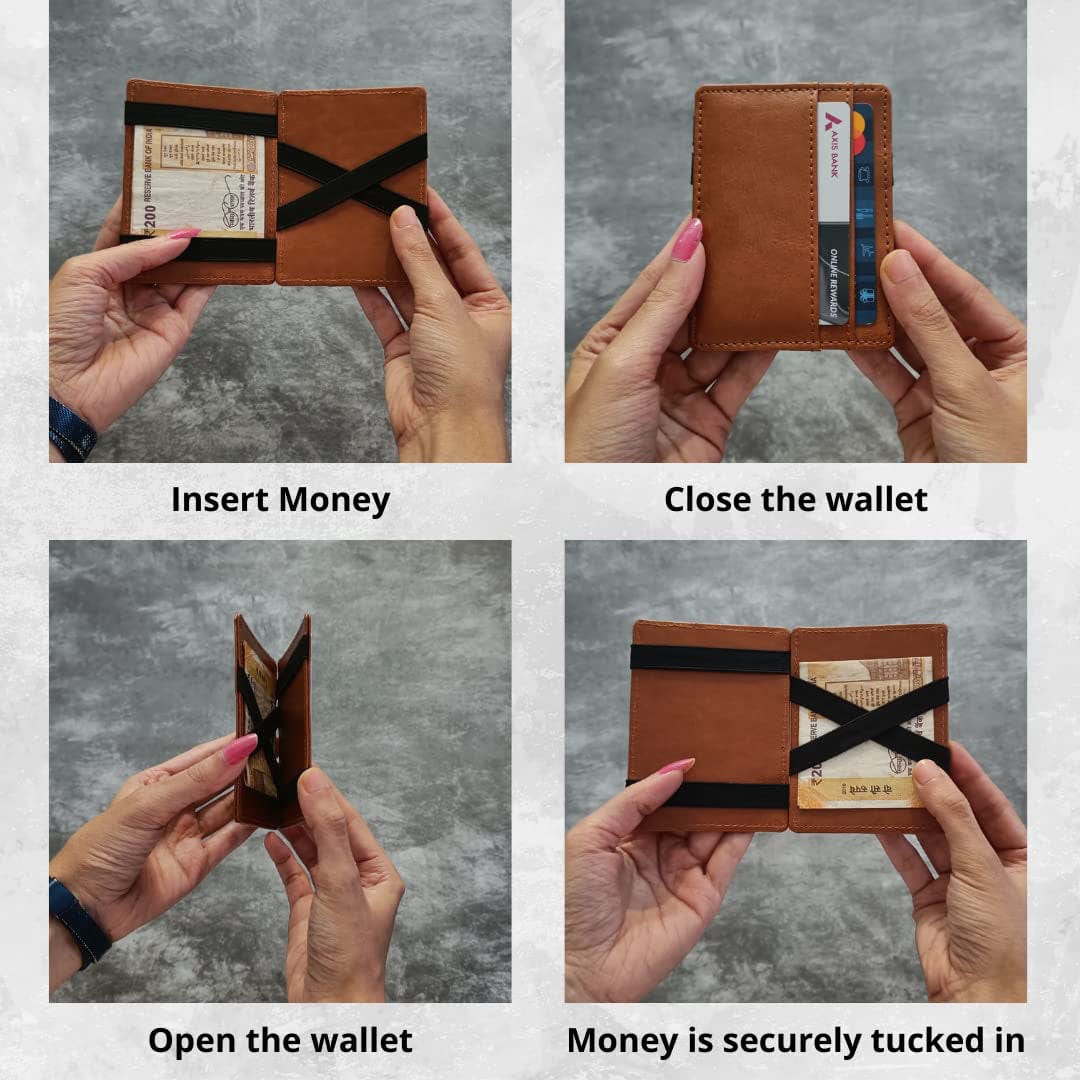 Mens wallet Best Bifold Leather Money Clip Wallets for men - Flipeix™ Flipeix™ Zaavio®