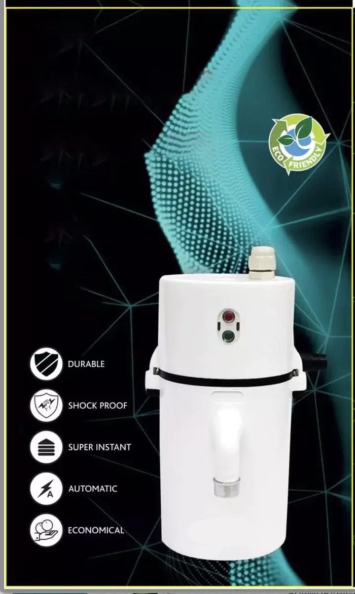 Water Heater Instant Geyser Electric Hot Water Portable Geyser - Portable Instant Geyser Aquazer™️ Zaavio®